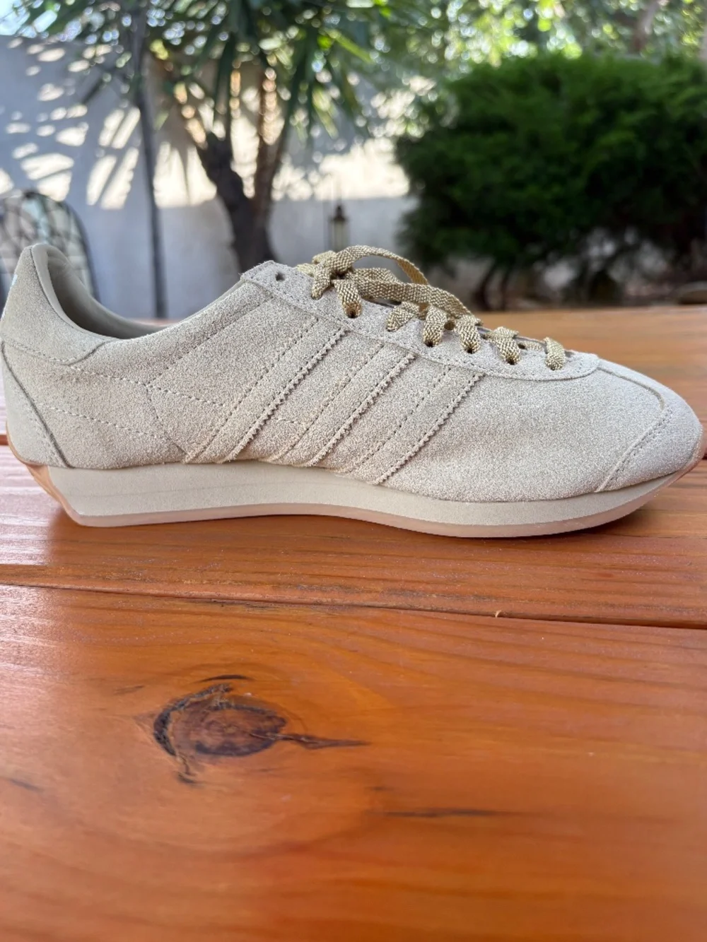 NWT Khaite x Adidas Country OG Men's Sneakers Size 7.5 Savanah Gum Suede Unisex